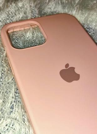 Распродажа🔥чехол silicone case protective на iphone 12/12 pro, силиконовый бампер пудровый на айфон 12/12 про2 фото