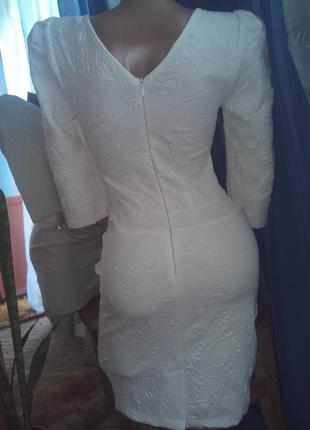 Нереально-шикарное дорогое набивное рельефное платье от la&b&la2 фото