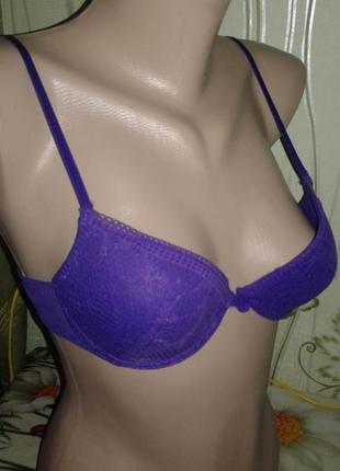 Фіолетовий бюст в мереживі 80 в