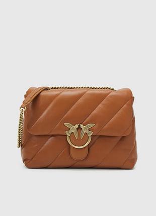 Pinko сумка кожаная рыжая бренд оригинал