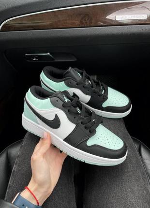 Кросівки jordan 1 low "light mint"