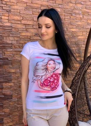 Футболка с камнями