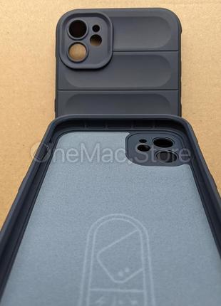 Защитный soft touch чехол для iphone 11 (темно-синий/navy blue) 4