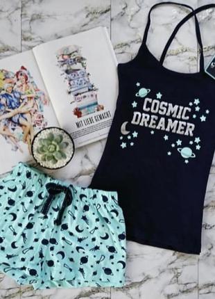 Піжама, пижама, літня піжама, шорти+майка піжама primark