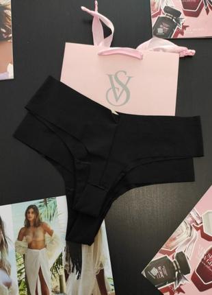 Бесшовные трусики стринги тонги р.с victoria's secret виктория сикрет вікторія сікрет pink оригинал3 фото