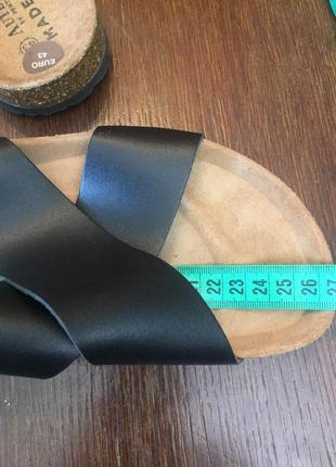 Шкіряні шльопанці autenti 43 р