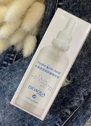 Сироватка для обличчя bioaqua aqua crystal hyaluronic acid stoste з гіалуронової кислотою 100 мл1 фото