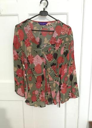 Летняя блуза в стиле кимоно