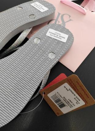 Новинка! шлепки вьетнамки с шимером havaianas р.35,36,37,38 victoria's secret виктория сикрет вікторія сікрет оригинал4 фото