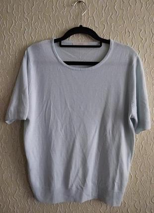 Теплая футболка,кофточка,джемпер мятного цвета, marks& spencer