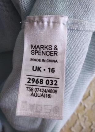 Теплая футболка,кофточка,джемпер мятного цвета, marks& spencer4 фото