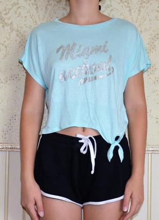 Футболка, топ oversize h&m дівчинці р-р 140-152 см, 10-12 років
