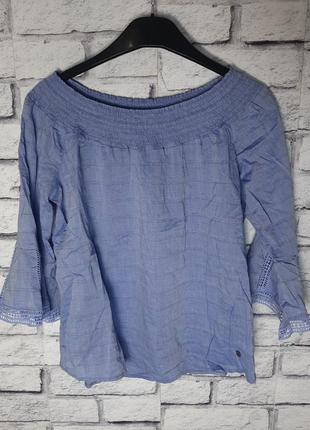 Гарна якісна легка бавовняна блуза  від tcm tchibo (чібо), німеччина, s-xl6 фото