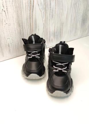 Кросівки утеплені дитячі хайтопи черевики2 фото