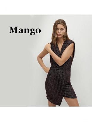 Женское платье с блёстками mango