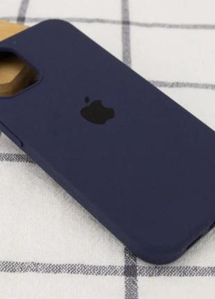 Розпродаж🔥чохол silicone case protective на iphone 13 pro max, силіконовий бампер синій на айфон 13 про макс2 фото