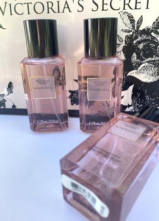 Bombshell мист, mist, міст, спрей, travel mini 75 ml victoria secret