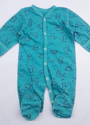 Дитячі чоловічки для новонароджених пташка 08104-01дракон 56см (р) зелений