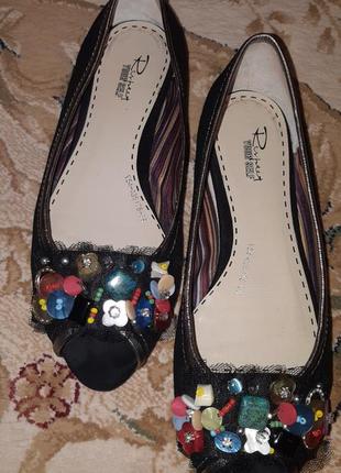 Туфлі, балетки замшеві respect