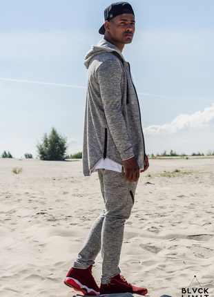 Штани спортивні світлий меланж від blvck limit