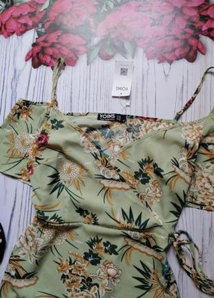 🌿шикарна сукня на запах😍 розмір 2xl-3xl🤩2 фото