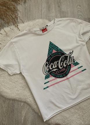 Вкорочена футболка, топ coca cola america