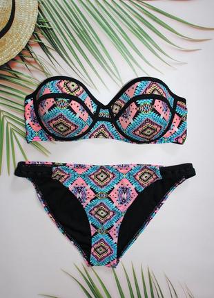 Яскравий купальник бандо atmosphere eur 38 s-m