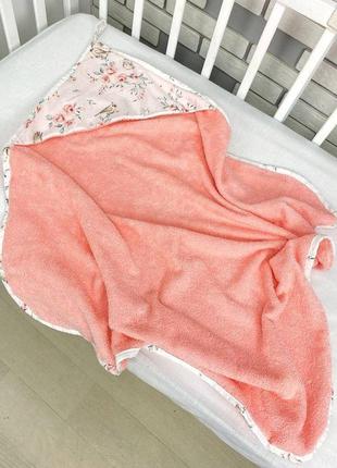 Дитячий рушник-куточок для купання 100% бавовна