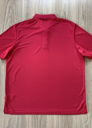 Мужская спортивная поло футболка с защитой от солнца adidas upf 302 фото