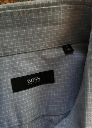 Преміальна сорочка в клітинку hugo boss4 фото