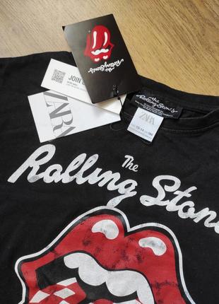 Zara кофточка реглан лонгслив футболка rolling stones 11 12 13 років 152 см5 фото