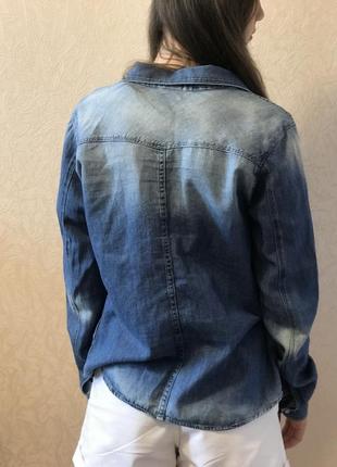 Джинсова сорочка джинсова сорочка підліткова підліткова3 фото
