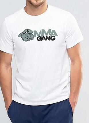 Футболка с принтом "мма gang" push it