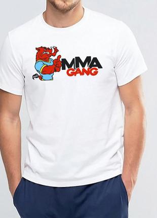 Футболка з принтом "mma gang кабан" push it