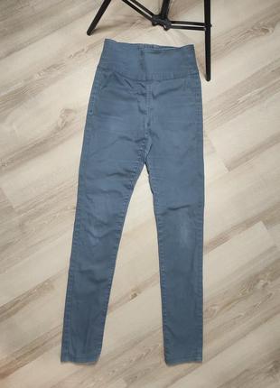Высокие скинни джинсы piece с молнией сзади, xxs-xs (можно s)5 фото