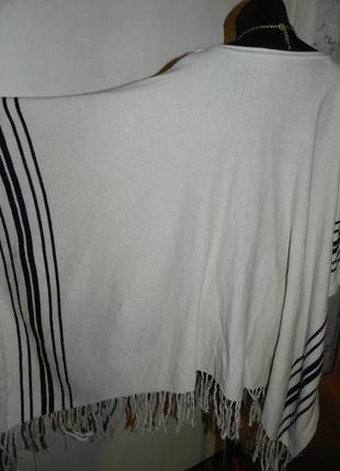Натуральная-хлопок,трикотажная блузка-туника,бохо,большого размера,h&m5 фото
