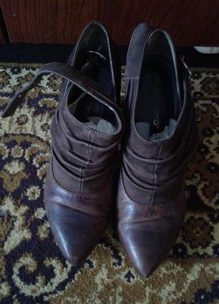 Черевики натуральна шкіра/замша р. 36