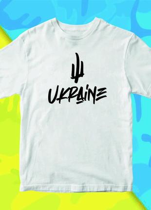 Футболка з принтом "ukraine" push it