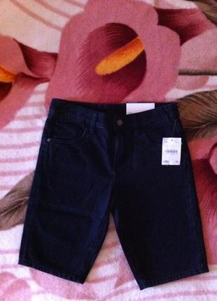 Новые джинсовые бермуды на мальчика р.152 фирмы c&a, германия3 фото