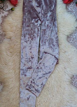 Бархатные велюровые лосины шикарные