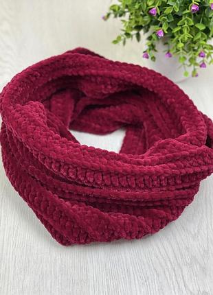 Велюровий шарф3 фото