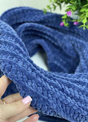 Велюровий шарф5 фото