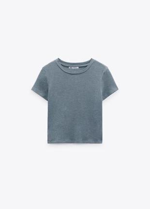 Zara футболка топ xs s m8 фото