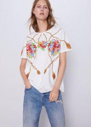 Zara футболка s-m
