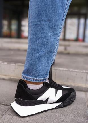 Чоловічі кросівки new balance чорного кольору, кросівки nb демісезонні на хлопця стильні замшеві5 фото
