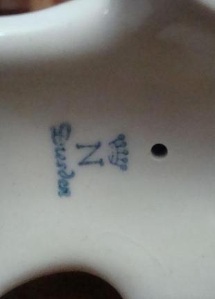 Антикварная статуэтка подсвечник путти музыкант фарфор dresden германия