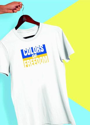 Футболка с принтом "colors of freedom" push it