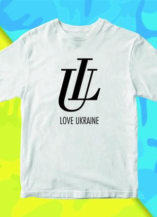 Футболка с принтом "love ukraine" push it