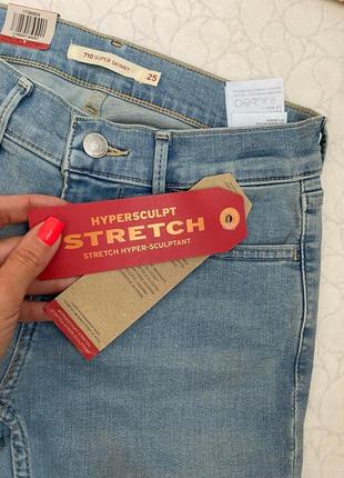 Levi's 710 skinny нові ідеальні джинси оригінал2 фото