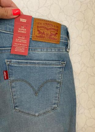 Levi's 710 skinny нові ідеальні джинси оригінал5 фото